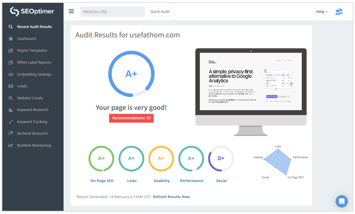 outil d'audit seo